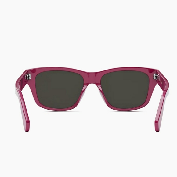 NWT CELINE MONOCHROMS SQUARE HOT PINK SUNGLASSES 🕶 - Picture 3 of 12